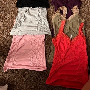 Lace tank top lot. One size.